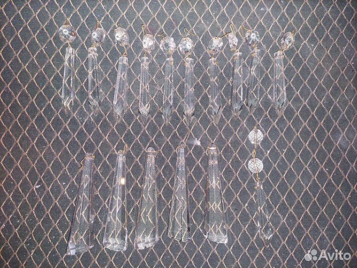 Хрустальные подвески от чежских люстр