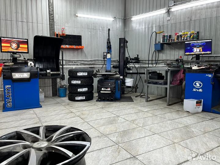 Хранение шин и колёс в сборе и шиномонтаж