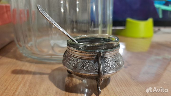 Солонка мельхиор СССР