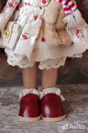 Интерьерная текстильная кукла