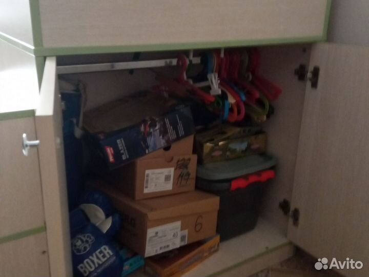 Кровать с набором мебели Радуга