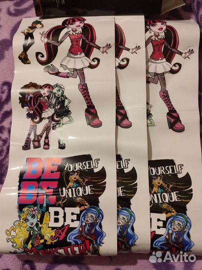 Интерьерные наклейки монстер хай monster high