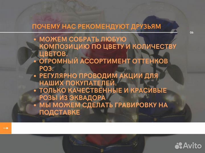 Роза в колбе. Качественная