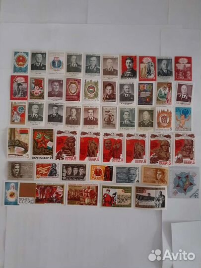 Марки СССР ВОВ