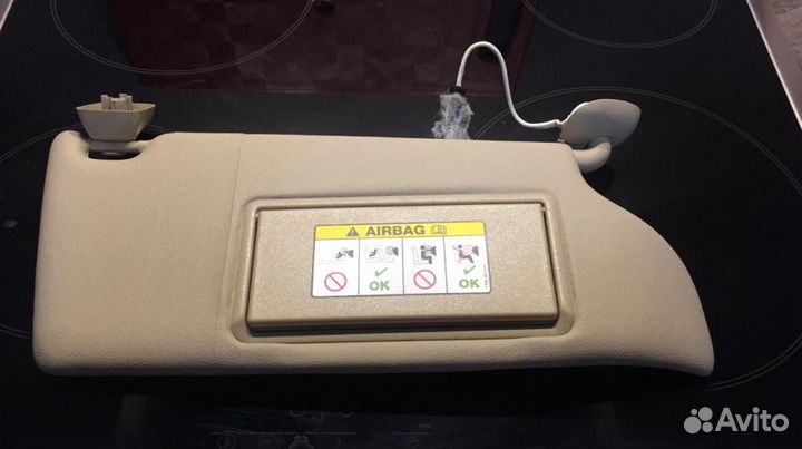 Козырек серый левый правый jaguar x-type с подсвек