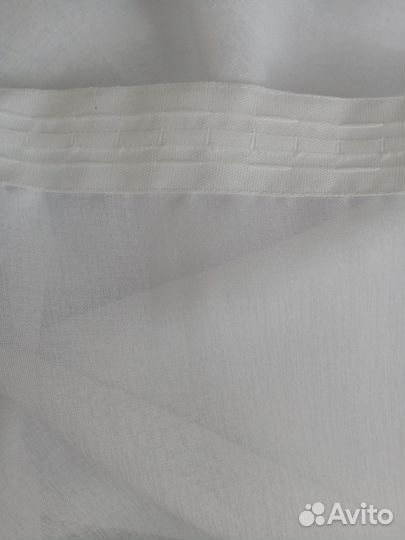 Тюль под Лён готовые шторы 5м