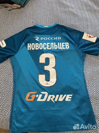 Оригинальная игровая футболка фк Зенит