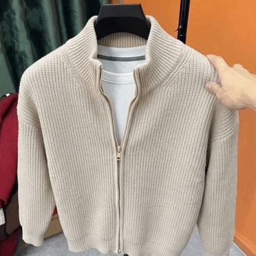 Свитер на молнии Old Money type zara type черный