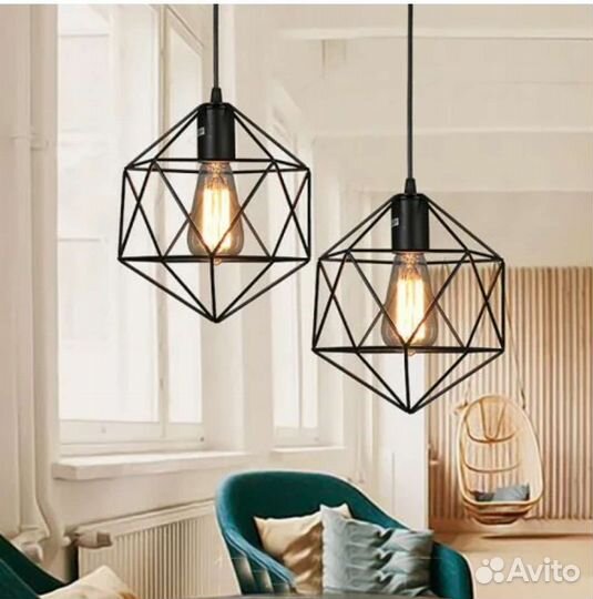 Люстра в стиле лофт