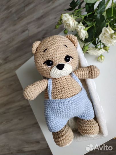 Игрушка вязаная Мишка