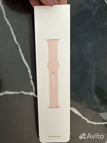 Браслет силиконовый розовый для Apple watch