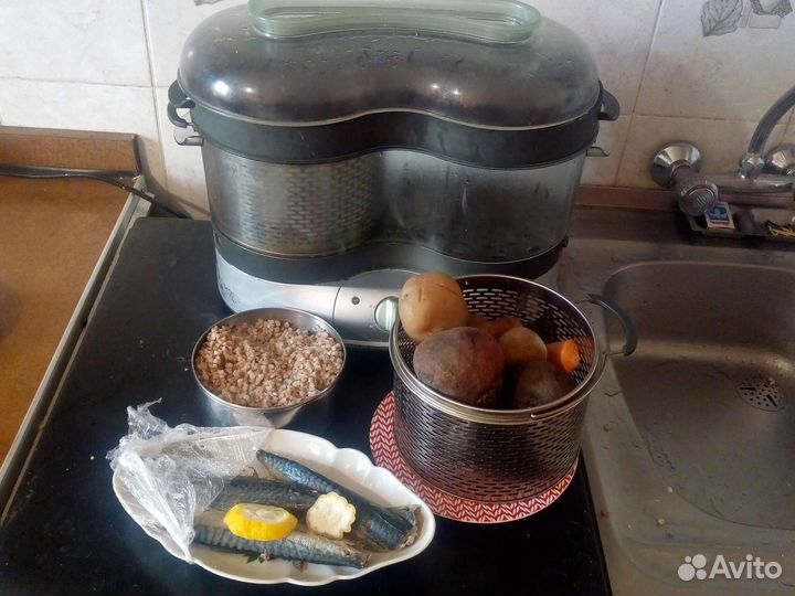 Пароварка tefal бу