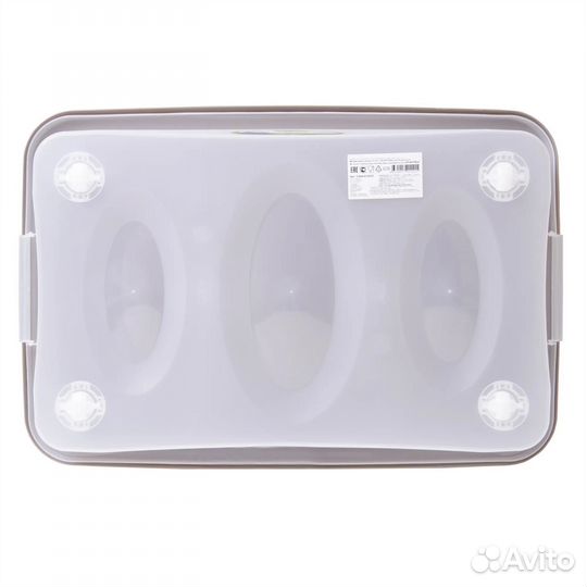 Новое. Леруа. Ящик Астело 60x40.4x18 см пластик с