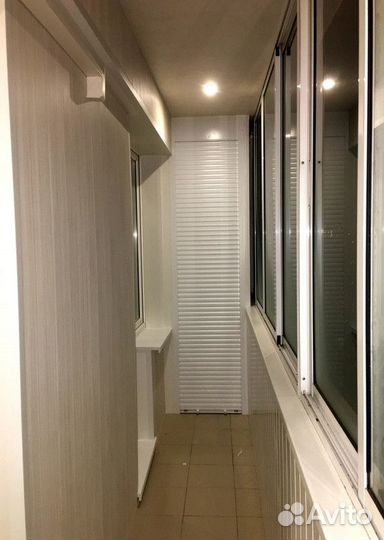 Шкафа на балкон с бесшумными рольставнями