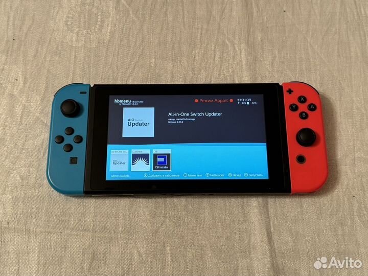 Nintendo switch прошитая чип