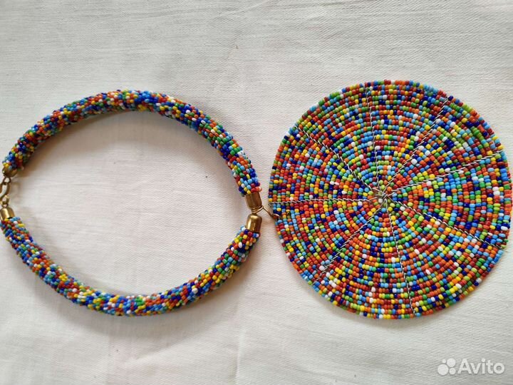 Чокер из бисера