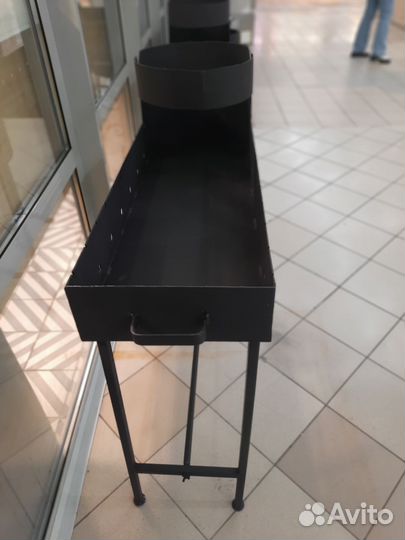 Мангал с печью под казан