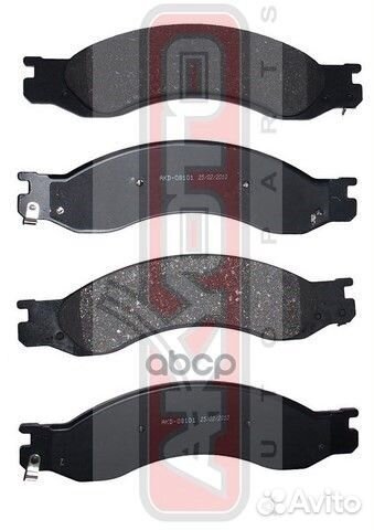 Колодки тормозные дисковые AKD08101 akyoto