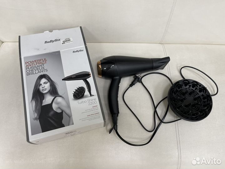 Фен Babyliss turbo shine 2200 w новый