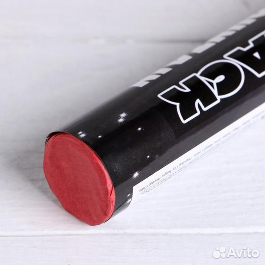 Цветной дым чёрный, заряд 1 дюйм