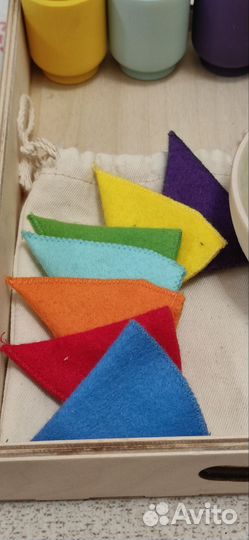 Деревянный сортер Монтессори