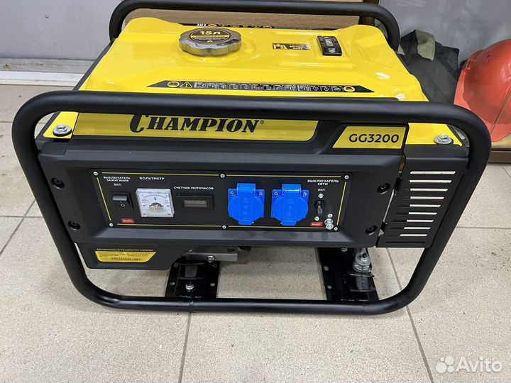 Бензиновый генератор Champion GG3200 (3,5кВт)