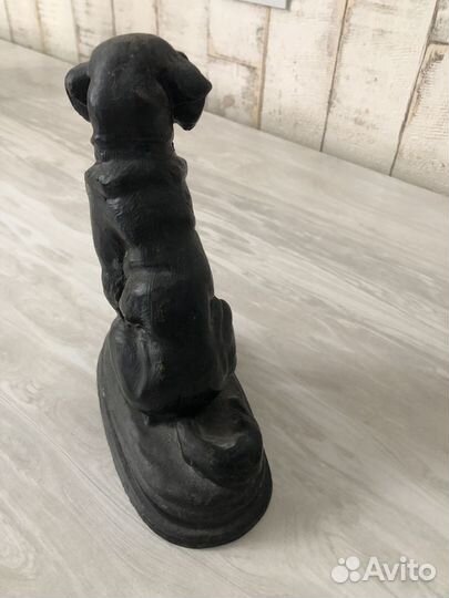 Чугунная собака литье чугун СССР
