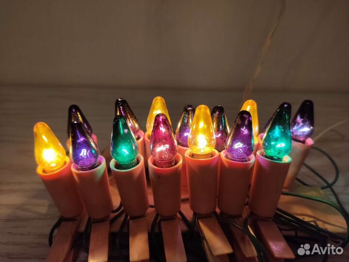 Ёлочная электрогирлянда Свечная СССР