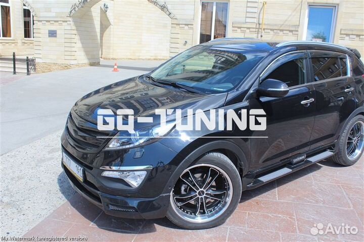 Обвес накладки JSW Kia Sportage 3. Некрашеный