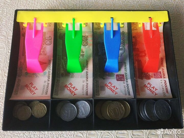 Игровой набор с деньгами