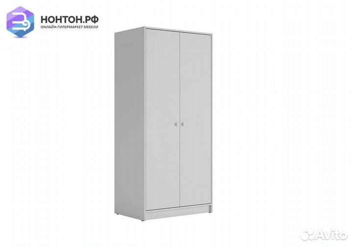 Шкаф двухдверный Лайт белый