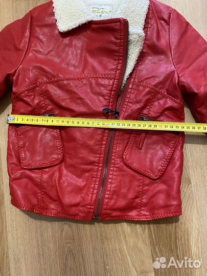 Куртка косуха для девочки, утепленная