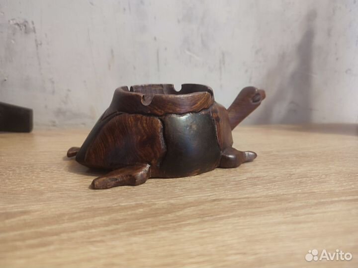 Пепельница деревянная