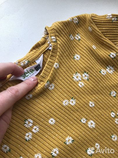 Футболка с длинным рукавом для девочки 110