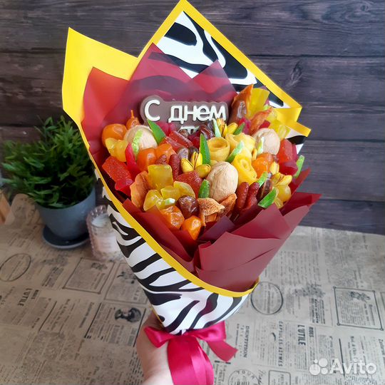 Съедобный букет на день учителя