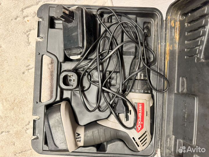 Шуруповерт интерскол да 18эр бу