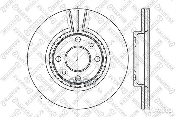 60203910VSX диск тормозной передний Renault Cl