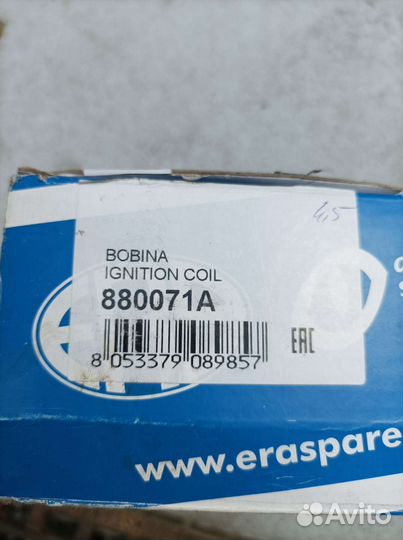 Катушка зажигания toyota yaris,vtz