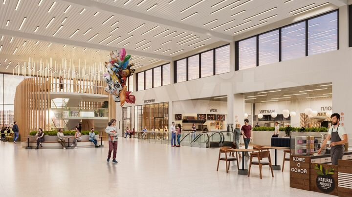 Аренда торговое помещение площадью 116.4 кв.м