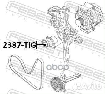 Ролик натяжной приводного ремня volkswagen