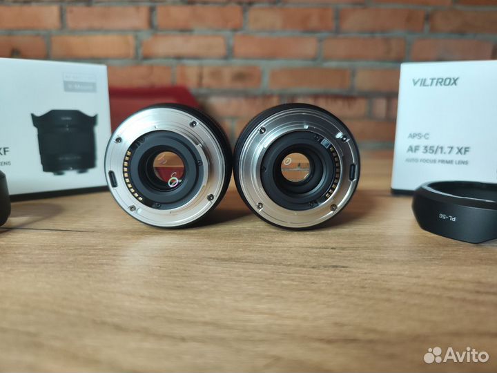 Объективы viltrox af 56 mm f1.7 XF и viltrox af 35