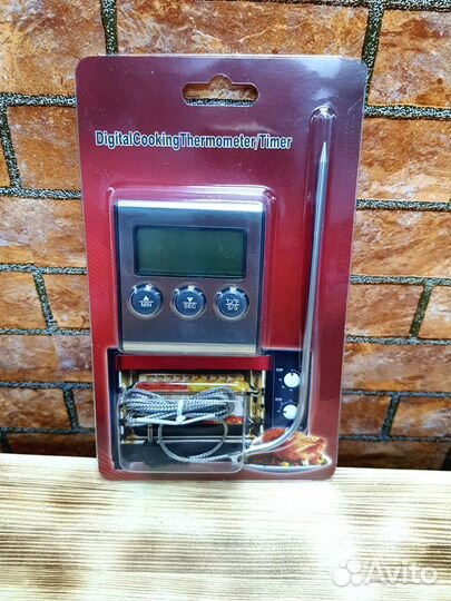 Электронный термометр с выносным щупом и сигналом