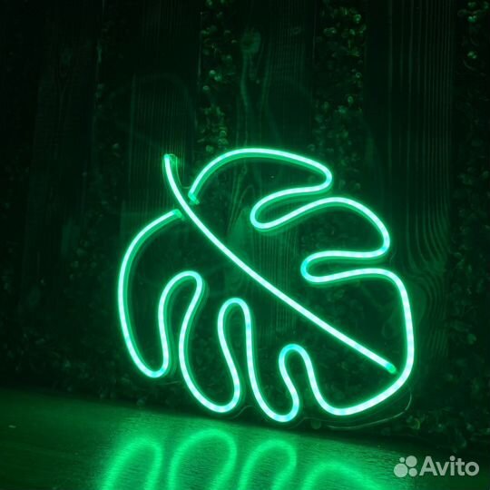 Неоновая вывеска. Дизайн бесплатно