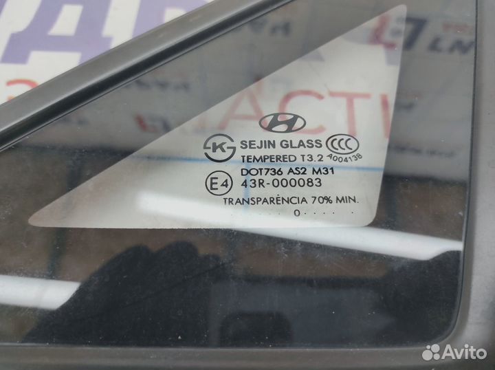 Стекло кузовное глухое левое Hyundai Grand Starex