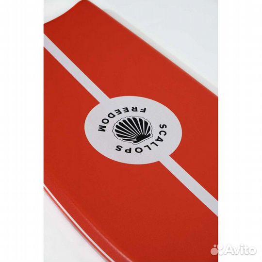 Бодиборд scallops freedom red p-p 44