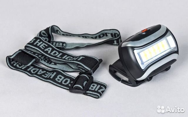 Налобный фонарик сов ZB-918, цвет черный