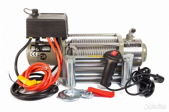 Лебедка автомобильная S12000 12V(5443кг/28м)