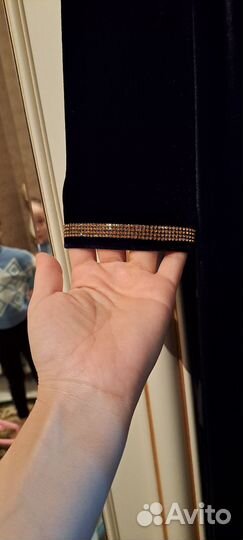 Велюровое платье