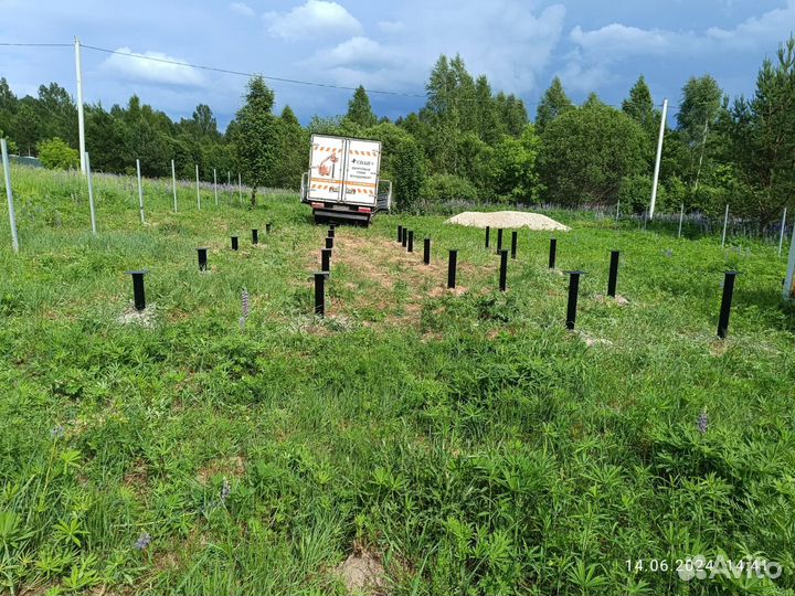 Сваи винтовые с завода с монтажом