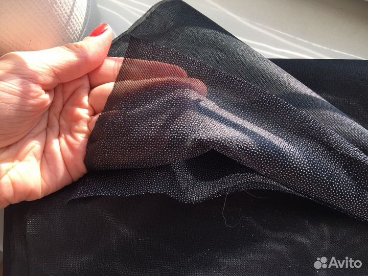 Клеевая ткань черная 3м